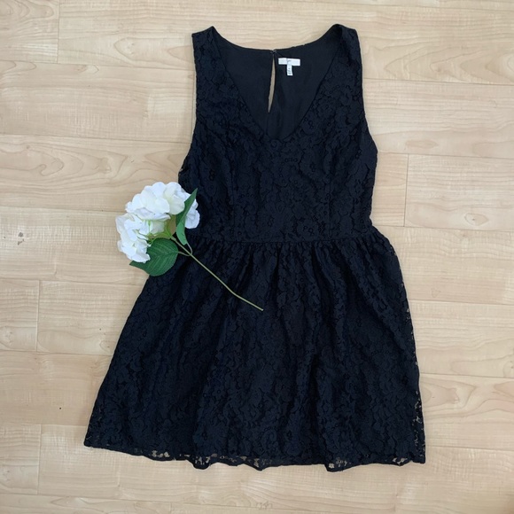 Joie Black Lace Dress - Picture 3 of 5